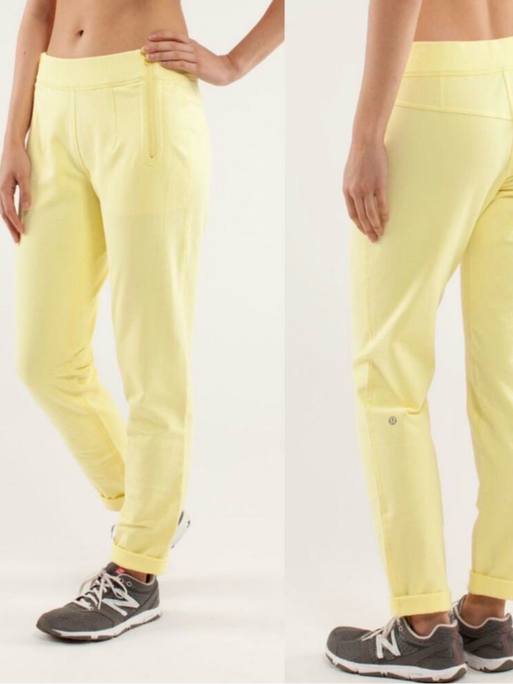 Lululemon Rejuvenate Sweatpant Mellow Lemon Stretch French Terry